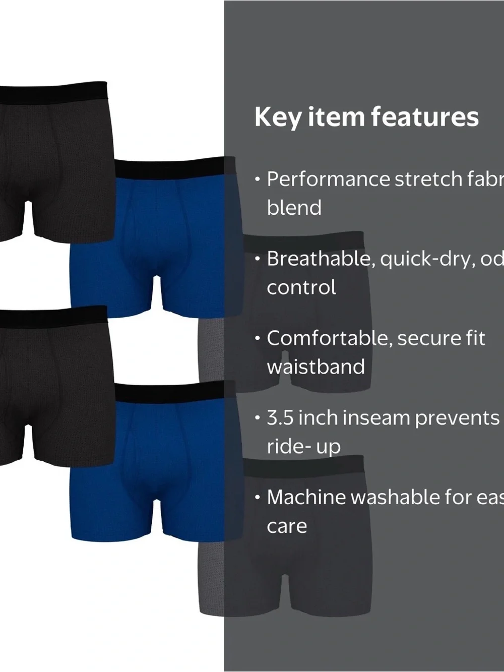 💜Athletic Works Men's Ultra Lite Mesh Trunks, 6-Pack Size:Small(28-30)
